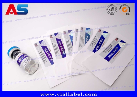 Hologram Peptide Bottle Labels Vinyl Custom Label Printing For Vials