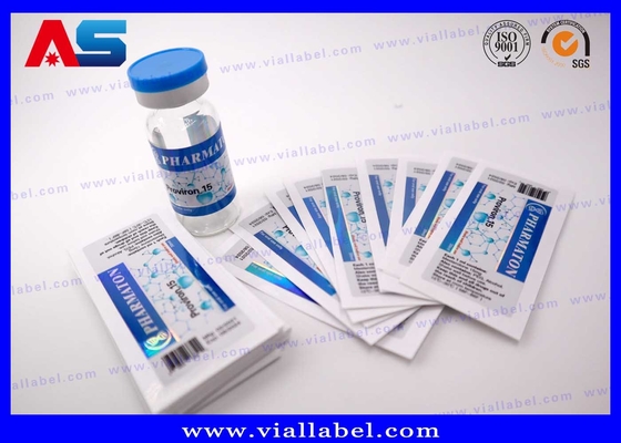 Custom Peptide 10ml Vial Bottle Label Waterproof Glossy Finish Packing