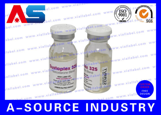 বোল্ডেনোন আনডেসিলেনেট ভায়াল 10ml কাস্টম হলোগ্রাম স্টিকারের জন্য শক্তিশালী আঠালো 10ml ভায়াল লেবেল হলোগ্রাম লেজার ইফেক্ট কাস্টম সাইজ সহ