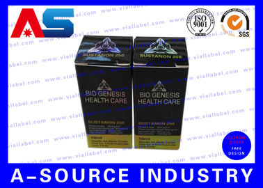 গ্লাস বোতল জন্য সিলভার এমবসড 10ml ভায়াল বক্স সরানো হলোগ্রাম ঔষধ ওষুধ প্যাকেজিং বক্স