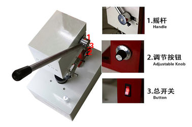 ফ্লিপ অফ অ্যালুমিনিয়াম টপস 20mm ভ্যালু Crimper Crimping টুল 380v / 220v ভ্যালু crimping মেশিন