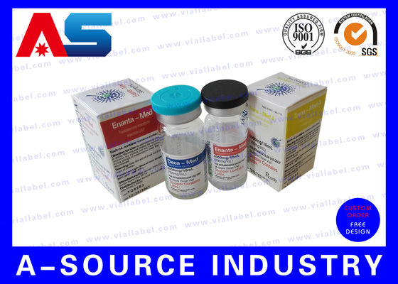 স্টোরেজের জন্য কাস্টমাইজড ISO 9001 ফার্মা 10ml ভায়াল বক্স, পেপটাইড ভায়ালের জন্য নিয়মিত প্রিন্টিং