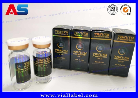 কাস্টম ফ্রি ডিজাইন 10 মিলি বোতল বাক্স লেবেল এবং vials জন্য প্যাকেজিং ওষুধ প্যাকেজিং বক্স