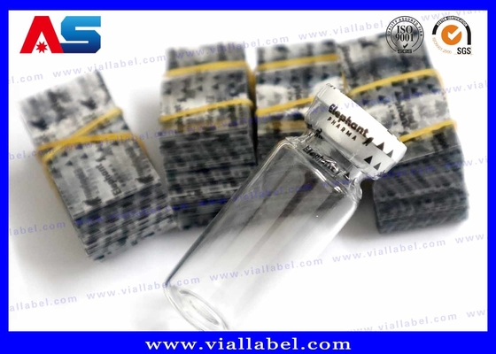 10ml গ্লাস বা প্লাস্টিকের বোতল ক্যাপ সিল করার জন্য PETG / PVC তাপ সঙ্কুচিত হাতা লেবেল