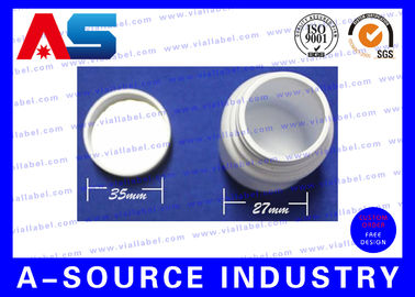 60 মিলি পিই ক্যাপসুল প্লাস্টিকের পিল বোতল 70mm * 27mm সুরক্ষা সংবেদনশীল সীল সঙ্গে প্লাস্টিকের ঔষধ বোতল