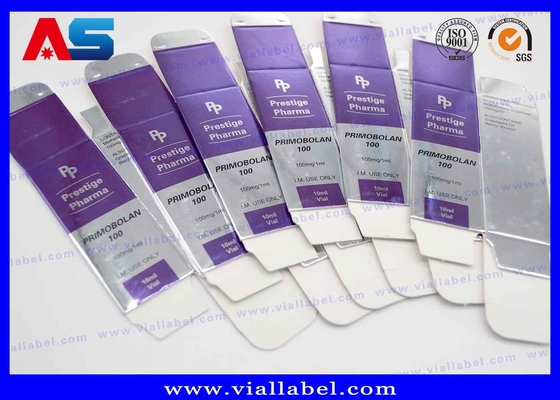ওষুধের বোতল পিল প্যাকেজিং 10ml Vial Box For Medical Pack রৌপ্য ফার্মাসিউটিক্যাল প্যাকেজিং বক্স