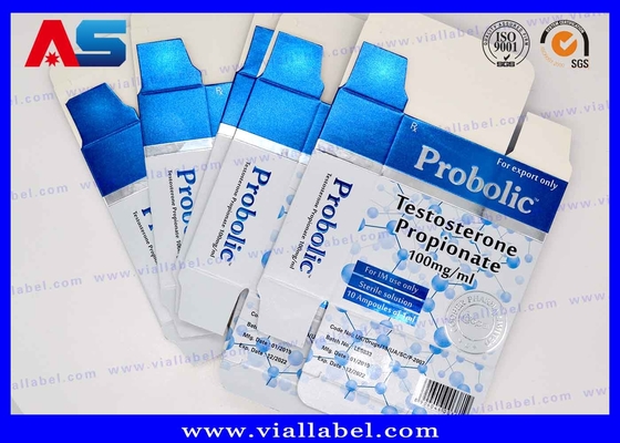 বডি বিল্ডিং প্রোপিয়েনেট 1 মিলি ampoule বাক্স প্রিন্টিং ফার্মাসিউটিক্যাল ডিজাইন বাক্স ছোট vials জন্য