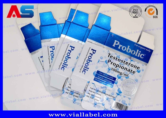 বডি বিল্ডিং প্রোপিয়েনেট 1 মিলি ampoule বাক্স প্রিন্টিং ফার্মাসিউটিক্যাল ডিজাইন বাক্স ছোট vials জন্য