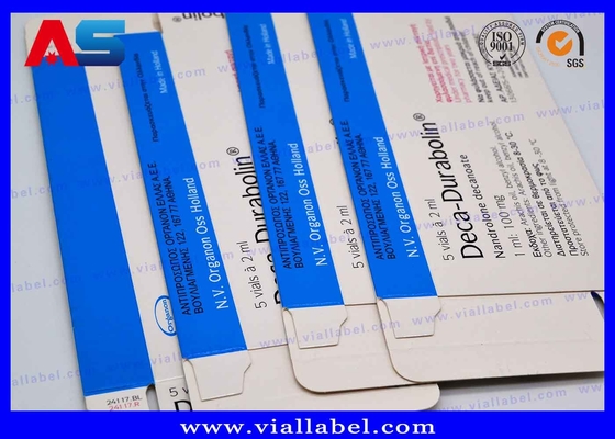 5 শিশি 2ml ফার্মাসিউটিক্যাল প্যাকেজিং বক্স প্রিন্টিং এবং পেপার গ্লাস অ্যাম্পুল