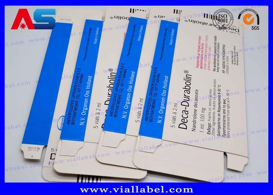5 শিশি 2ml ফার্মাসিউটিক্যাল প্যাকেজিং বক্স প্রিন্টিং এবং পেপার গ্লাস অ্যাম্পুল