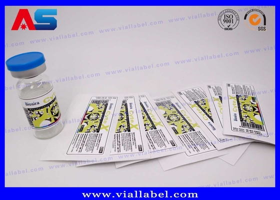 বায়ো ফার্মা আঠালো 10ml শিশি স্টিকার বোতল রাবার ক্যাপ জন্য Muscle Growth অ্যাসিটেট 250mg