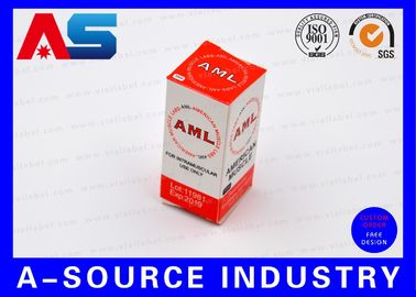vial box packaging Biolab Security Carton Bottle Box 10ml Vial Boxes Embossed Spot UV Printing