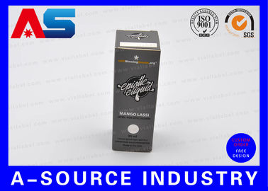 E Liquids Peptide Pharmaceutical Packaging Box With Window / Metalic Display Paper