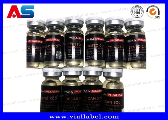 PARA PHARMA ছোট বোতল লেবেল মুদ্রণ, কাস্টম ডিজাইন কাস্টম ডিজাইনের জন্য 10 মিলি লেবেল