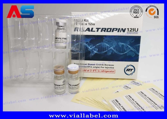 টিরজেপ্যাটিড 5mg-30mg প্যাকেজিং কাগজ ফার্মাসিউটিক্যাল প্যাকেজিং বাক্স 10 টি ভায়াল কাস্টম ডিজাইন