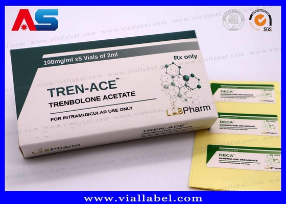 ১০ মিলি বোতল বাক্স ল্যাব ফার্মা তৈরি 375g উচ্চ মানের কাগজ ফার্মাসিউটিক্যাল কাস্টম ডিজাইন