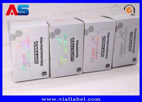 বায়ো ফার্মা 10ml ভায়াল বক্স লেবেল এবং কাচের বোতল ট্রেনবোলোন অ্যাসিটেট 250mg প্যাকেজের জন্য