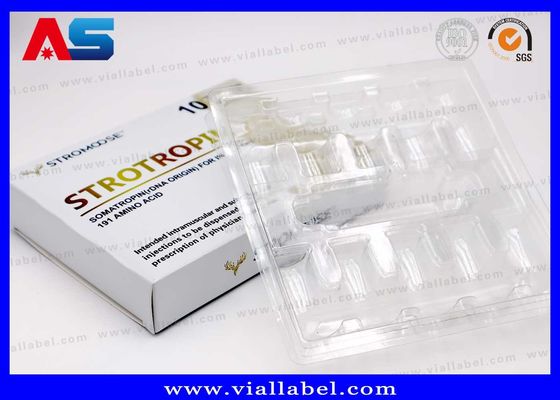 কাস্টমাইজড পেপটাইড বক্স মুদ্রণ, 2ml × 10 vials বক্স লেবেল এবং প্লাস্টিকের থালা প্রস্তুতকারকের