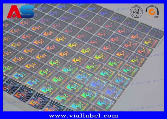Security Custom Hologram Sticker Anti - Fake Protection With Serial Number