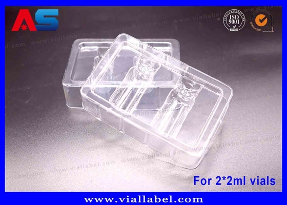 কাস্টম লেজার-ইটচড এইচসিজি ভায়াল বক্স (57x57x25 মিমি) পিভিসি ব্লিস্টার সন্নিবেশের সাথে।