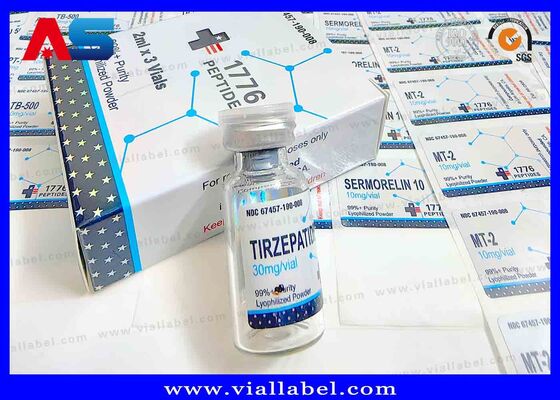 Custom Printed Peptide Vial Box for 3 Vials – High-End Peptide Bottle Paper Box Packaging (peptide 3 vials box)