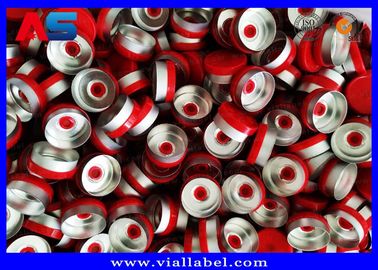 রেড অ্যালুমিনিয়াম 20mm ফ্লিপ অফ ক্যাপ রসায়ন ফার্মাসিউটিক্যাল অ্যালুমিনিয়াম বোতল ক্যাপ কাস্টম তৈরি গ্রহণ