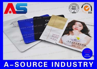 অ্যালুমিনিয়াম ফয়েল জিপলক ব্যাগ তাপ সীল কাস্টম মুদ্রিত পুনরায় বন্ধযোগ্য অ্যালুমিনিয়াম ফয়েল প্যাকেজিং ব্যাগ এসজিএস আইএসও 9001