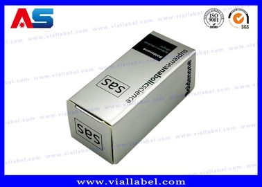 অ্যানাবোলিক সায়েন্স 10 মিলি ভায়াল বক্স / পেপটাইড মেডিসিন প্যাকিং বক্স জন্য গ্লাস ভায়াল কাস্টম মুদ্রিত বক্স