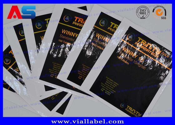 লেজার হলোগ্রাম প্রেসক্রিপশন সিএমওয়াইকে পিল বোতল লেবেল স্টিকার বোতল / ব্যাগের জন্য