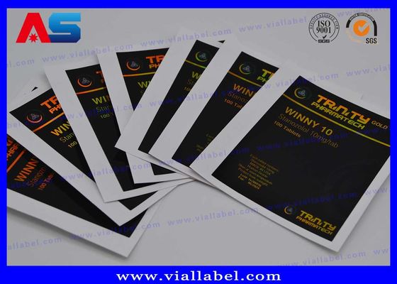 লেজার হলোগ্রাম প্রেসক্রিপশন সিএমওয়াইকে পিল বোতল লেবেল স্টিকার বোতল / ব্যাগের জন্য