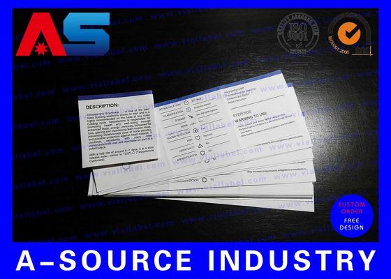 ফার্মাসিউটিক্যাল পেপার ফ্লেয়ার প্রিন্টিং ফর পেপটাইড বডি বিল্ডিং তেল নির্দেশাবলী ফোল্ডার প্রিন্টিং