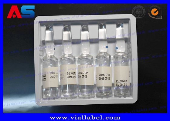 তেল আম্পুল 1ml প্লাস্টিকের ফোস্কা প্যাকেজিং পিভিসি / পিইটি উপাদান সাদা রঙ কাস্টম তৈরি প্লাস্টিকের ট্রে