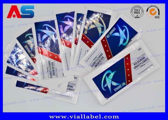 Removable Pharmaceutical Bottle 10ml Vial Labels  Hologram Printing