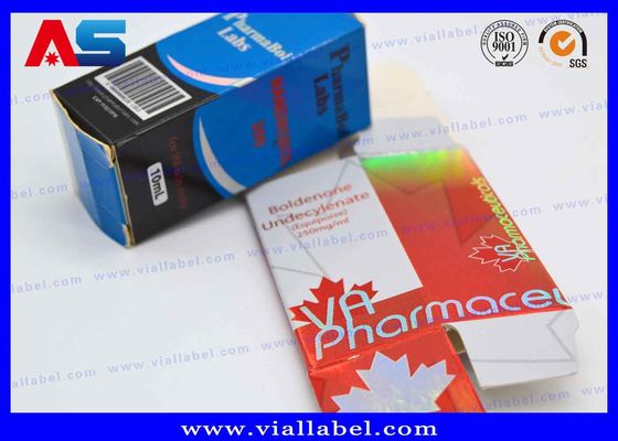 হোলোগ্রাম কাগজ আনাভার ওরাল পেপটাইড মেডিসিন প্যাকেজিং বক্স 10 মিলি বোতল লেবেল বক্স
