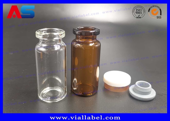 10ml কাচের বোতল এবং ঢাকনা 20mm কাস্টম লোগো খোদাই করা
