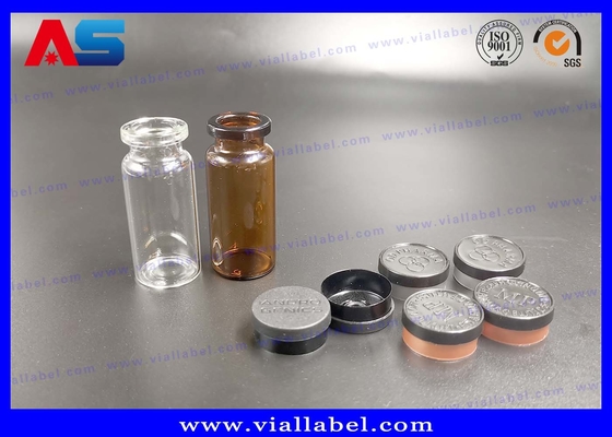 10ml কাচের বোতল এবং ঢাকনা 20mm কাস্টম লোগো খোদাই করা