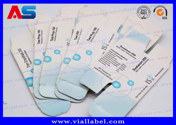 কাস্টমাইজড হলোগ্রাম ভায়াল স্টোরেজ বক্স প্রিন্টিং ১০ মিলি ভায়াল বক্স এবং প্যাকেজিং / ছোট প্যাকেজিং বক্স