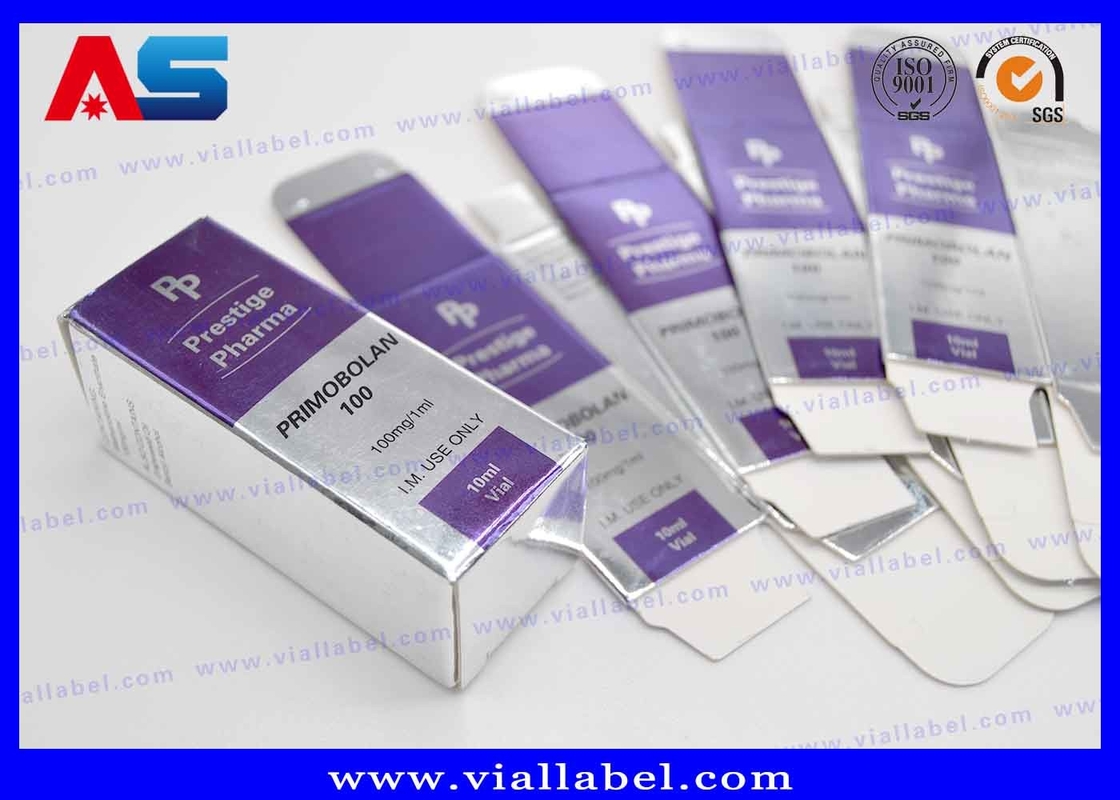 ওষুধের বোতল পিল প্যাকেজিং 10ml Vial Box For Medical Pack রৌপ্য ফার্মাসিউটিক্যাল প্যাকেজিং বক্স