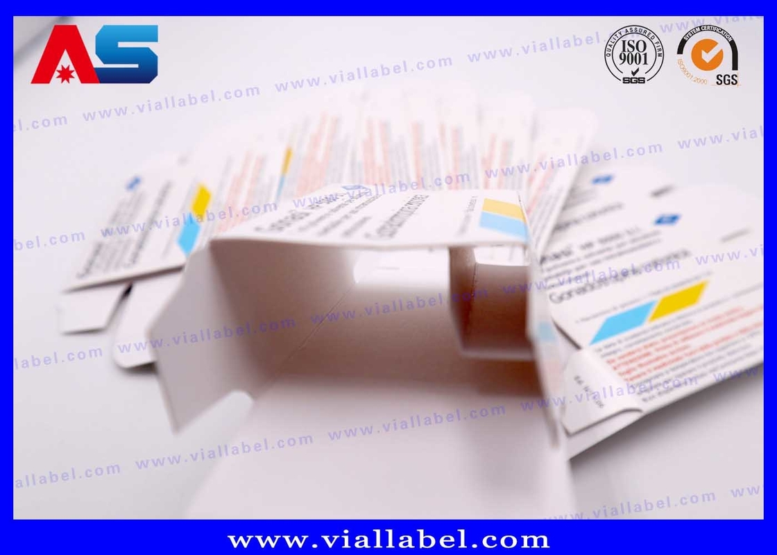 কাস্টমাইজড গ্লাস বোতল কাগজ 10ml Vial Box For Pregnyl Hcg ফার্মাসিউটিক্যাল প্যাকেজিং বক্স