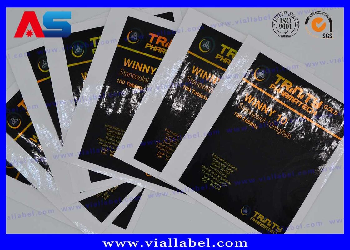 লেজার হলোগ্রাম প্রেসক্রিপশন সিএমওয়াইকে পিল বোতল লেবেল স্টিকার বোতল / ব্যাগের জন্য