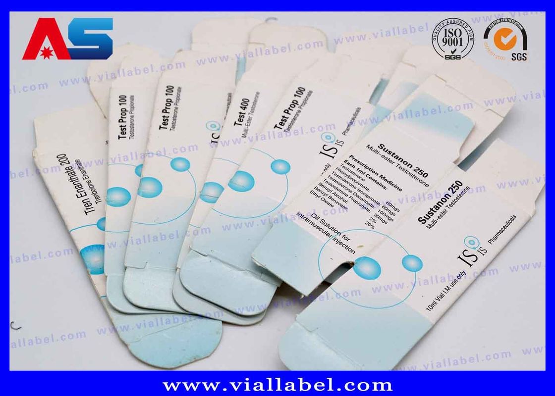 কাস্টমাইজড হলোগ্রাম ভায়াল স্টোরেজ বক্স প্রিন্টিং ১০ মিলি ভায়াল বক্স এবং প্যাকেজিং / ছোট প্যাকেজিং বক্স