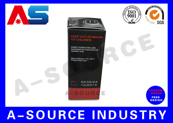 স্টেরয়েড / ফার্মাসিউটিকাল মেডিসিন জন্য টেস্টোস্টেরন ছোট মেডিসিন বক্স 10ml ভিয়াল প্যাকেজিং