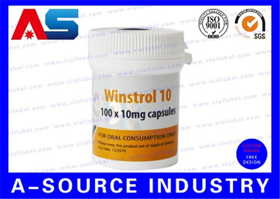 হোলোগ্রাম 50mL পিল বোতল লেবেল সারমর্ম মৌখিক স্টেরয়েডগুলি ভিয়াল স্টিকার লেবেল / ব্যক্তিগতকৃত বোতল লেবেল