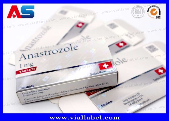 কাস্টম Anastrozole 1mg ট্যাবলেট প্যাকেজিং বাক্স