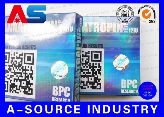 2ml ভায়াল স্টোরেজ ফার্মাসিউটিক্যাল প্যাকেজিং বক্স, প্লাস্টিকের ট্রে এবং কাগজের লিফলেট 10টি শিশি