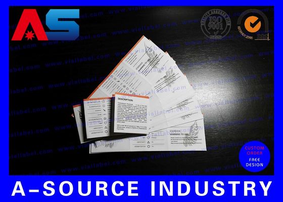 Pharmaceutical Paper Flyer Printing For Peptide Bodybuilding Oil Instruction leaflet printing