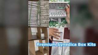 সবুজ কলম 3ml কার্তুজ 12 সূঁচ এবং লিফলেট সহ Synedica বক্স কিট